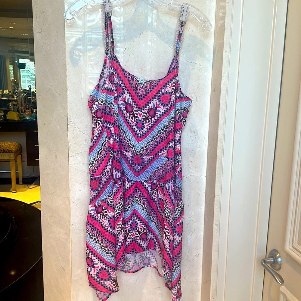 NWOT BECCA COVERUP Boho Chic Relaxed Dress Size S